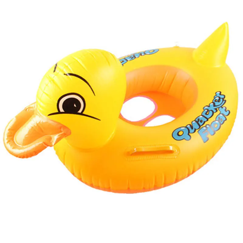 Yellow duck Детская плавающая доска надувной круг бассейн пляж безопасный рельеф плавучести воды матрас мультфильм Версия - Цвет: Yellow duck