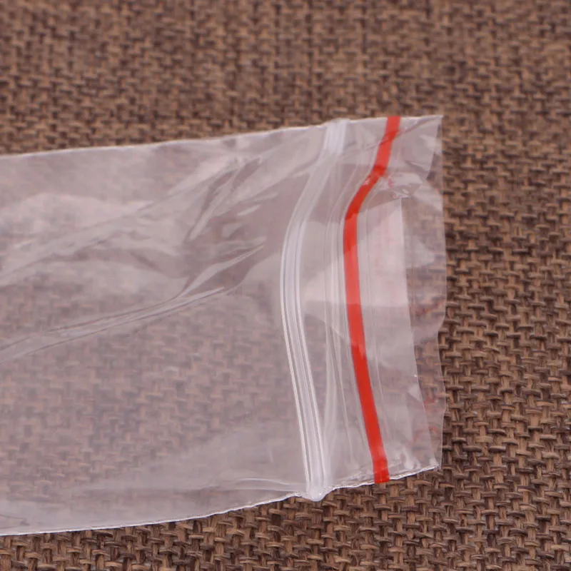 100 шт. прозрачные пластиковые многоразовые целлофановые пакеты для хранения