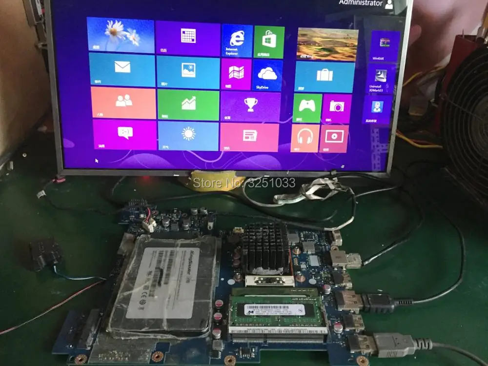 PIWG2 LA-675AP для lenovo G570 Материнская плата ноутбука LA-675AP системная плата HM65 DDR3 протестирована