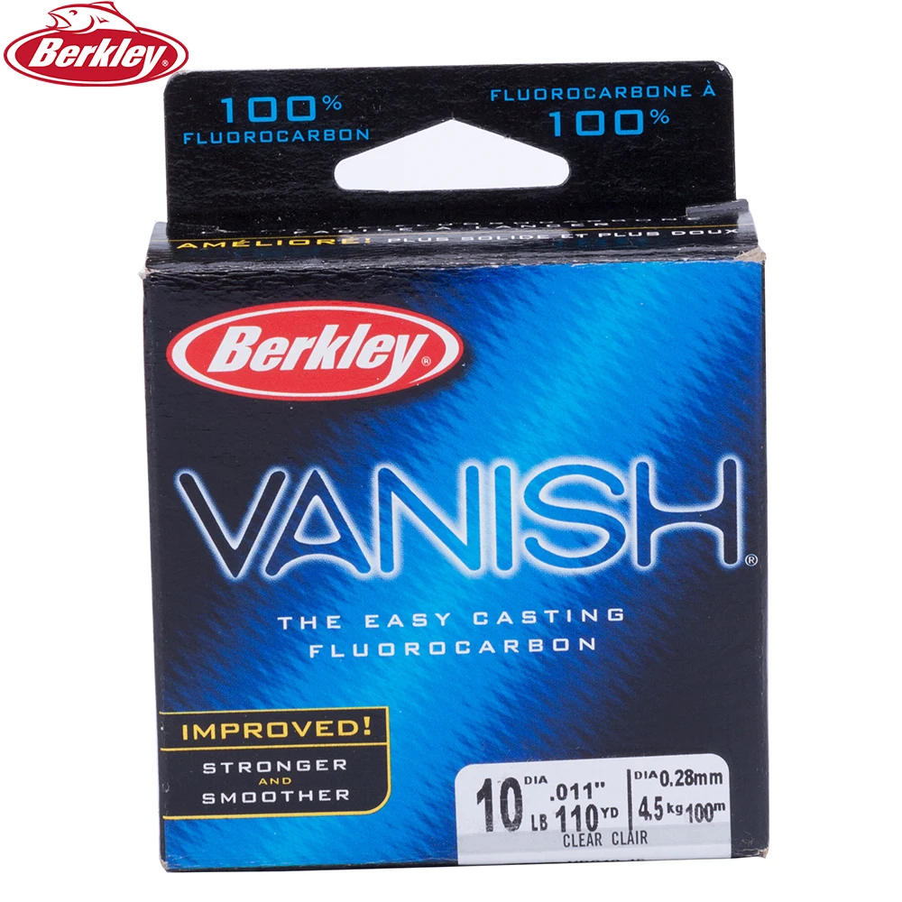 Оригинальный Berkley бренд фторуглеродная леска исчезает 110yd 100 м рыболовная