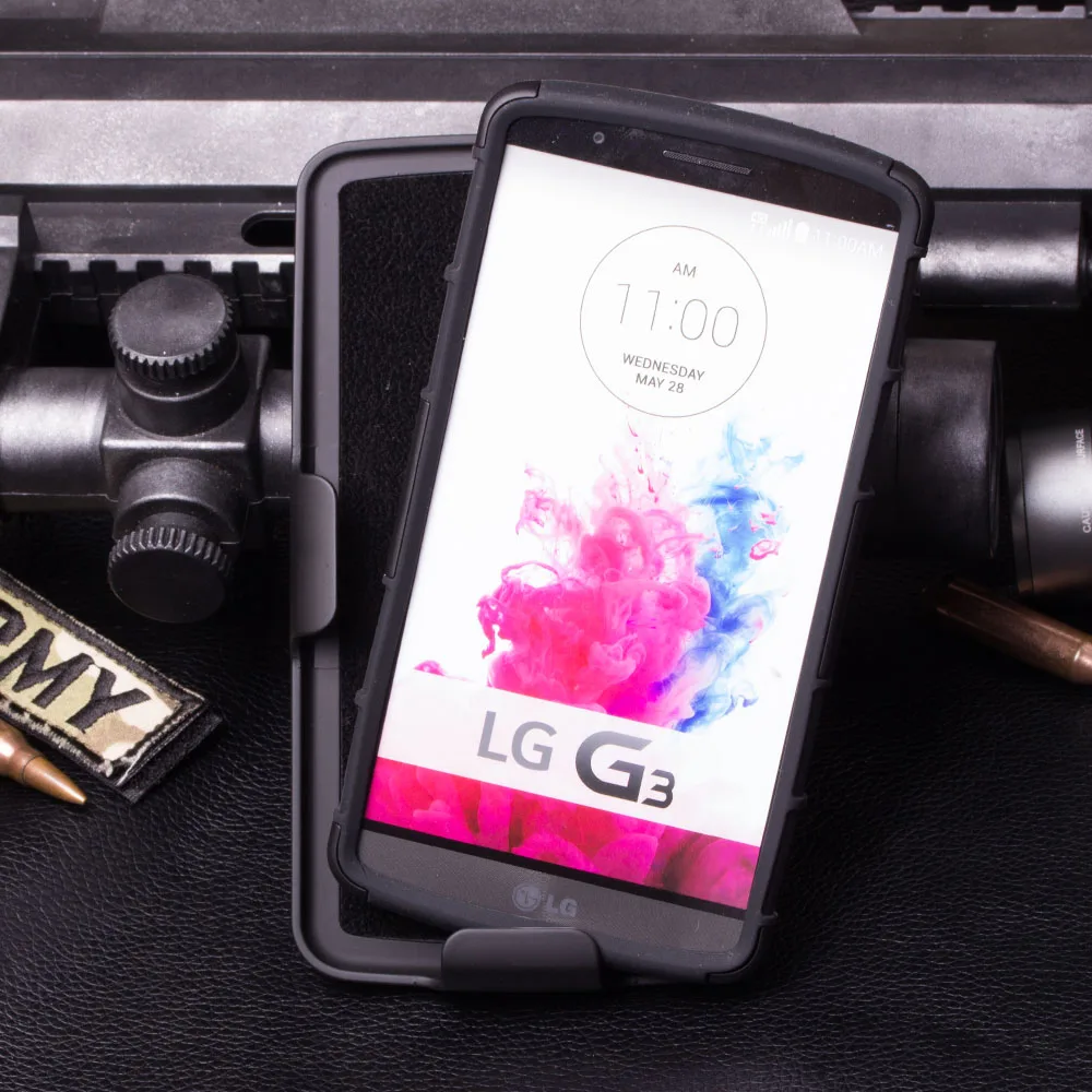 Защитный чехол для LG G2 G3 G4 G5 стилус Mini Leon V10 K7 Pro Lite Spirit C70 с зажимом ремня Жесткий