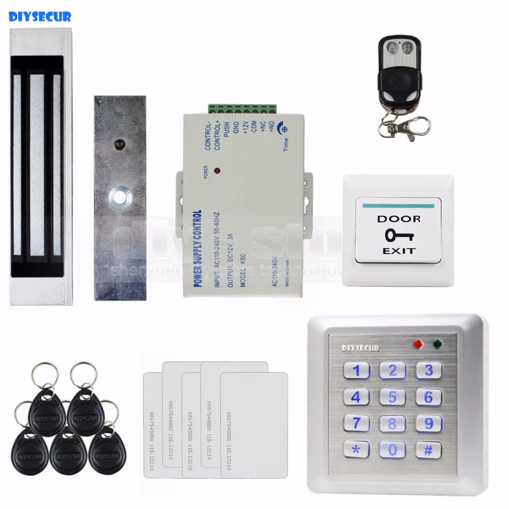 DIYSECUR Водонепроницаемый 125 кГц RFID считыватель клавиатуры Система контроля