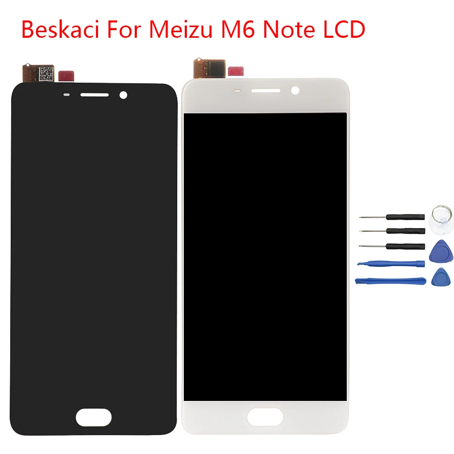 Beskaci M6 Примечание ЖК дисплей для 5 &quotMeizu Дисплей Сенсорный экран с рамкой сборки