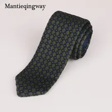 Mantieqingway 6 см Модный обтягивающий мужской вязаный галстук классический полосатый вязаный галстук мужские повседневные деловые галстуки для мужчин свадебные