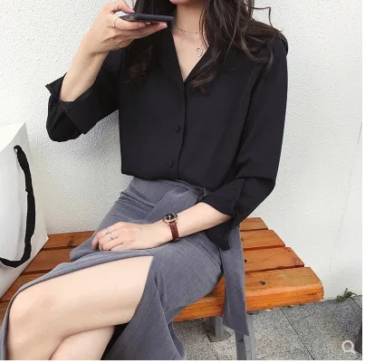 Повседневное женские блузки размера плюс Топы blusas femininas элегантные mujer de moda 2018
