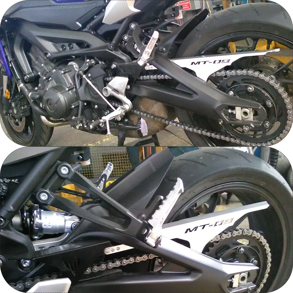 Защита крышки цепи протектор для Yamaha MT-09 MT 09 Tracer FJ-09- алюминий FZ 09