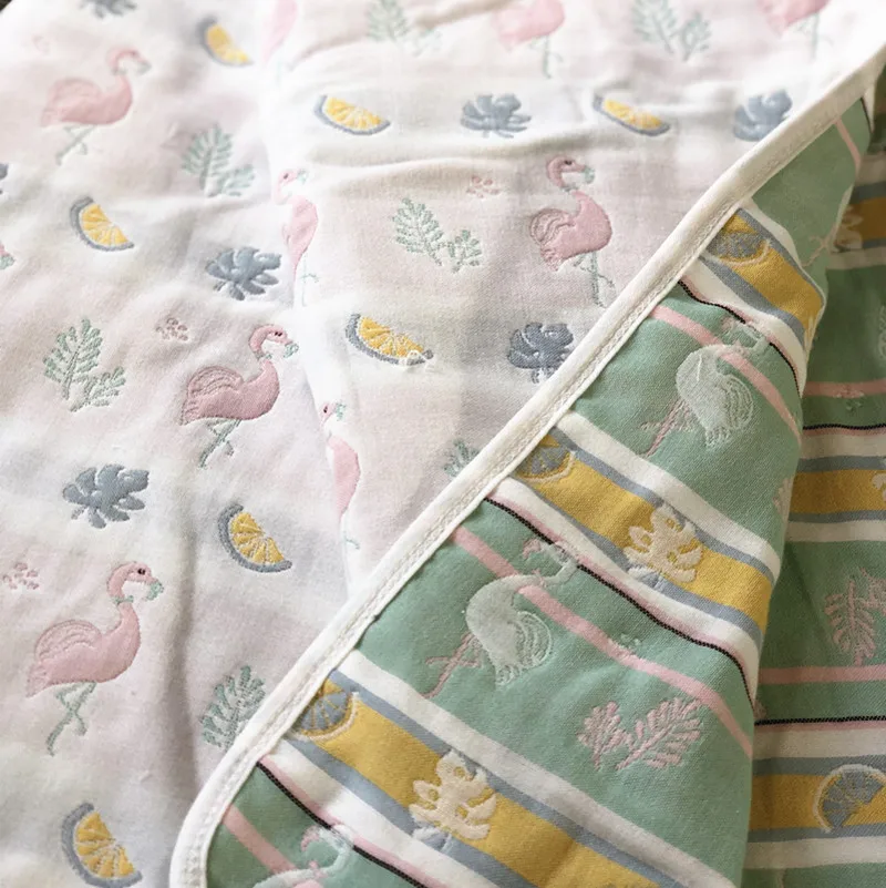 В Класс 110*110 см новорожденных муслин Одеяло, Bebes, детская хлопок с пышной 6-слойной юбкой Ванна Полотенца ребенка пеленать Одеяло s Пеленальное