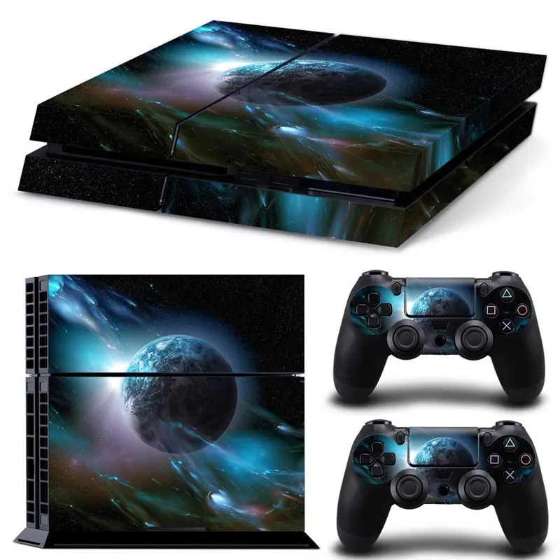 Звездные дизайны виниловые наклейки на кожу чехол для консоли sony PS4 с контроллерами наклейка для Playstation 4 наклейки на геймпады аксессуары