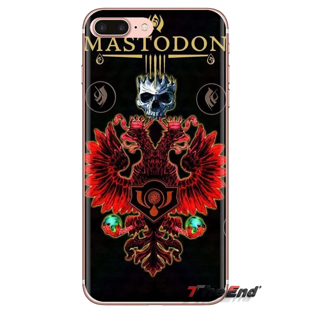 popular Mastodon band For iPod Touch Apple iPhone 4 4S 5 5S SE 5C 6 6S 7 8 X XR XS Plus MAX Soft Transparent Cases Covers |