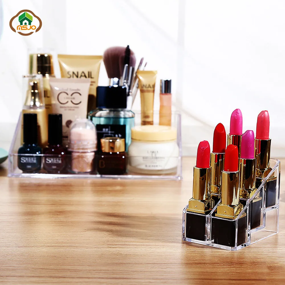 MSJO косметический Органайзер набор прозрачные ящики для хранения акриловый