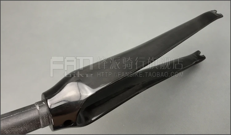 Велосипедная передняя вилка из углеродного волокна без логотипа 1/8 дюйма 28 6 мм