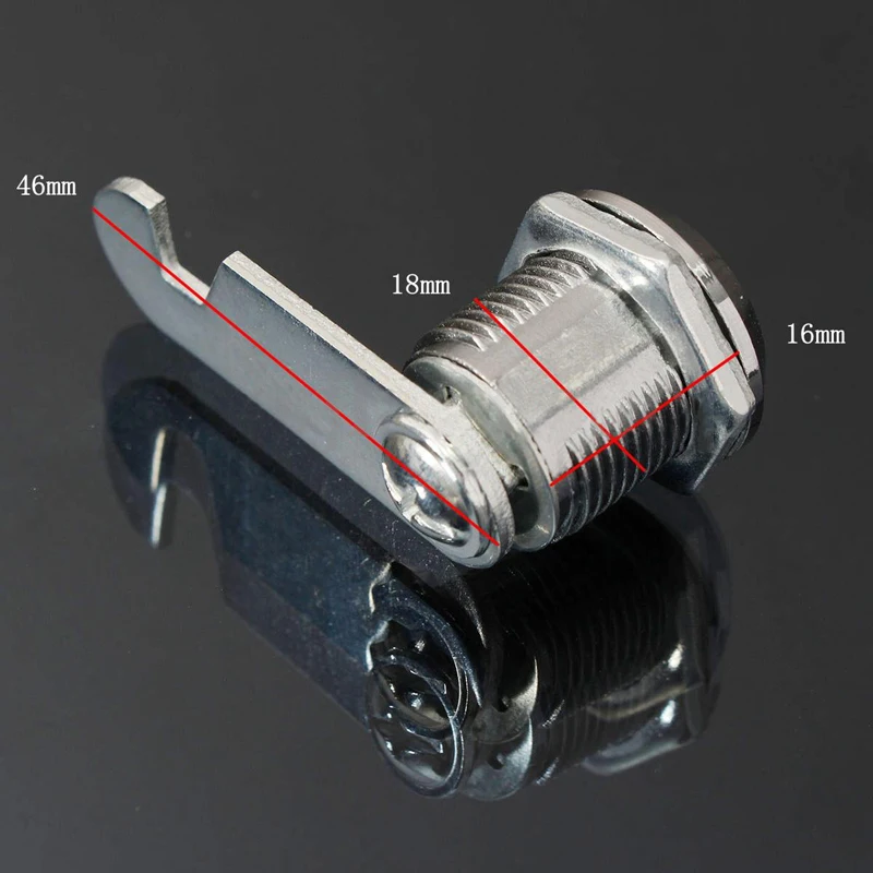 Замок для ящика настольный с 2 ключами 16/20/25/30 мм|cam lock|desk drawer locksdrawer lock |