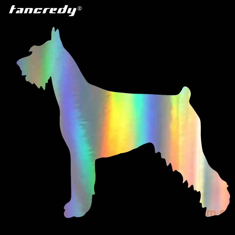Tancredy 2nd половинная цена гигантские Schnauzer автомобильные наклейки с собаками и на