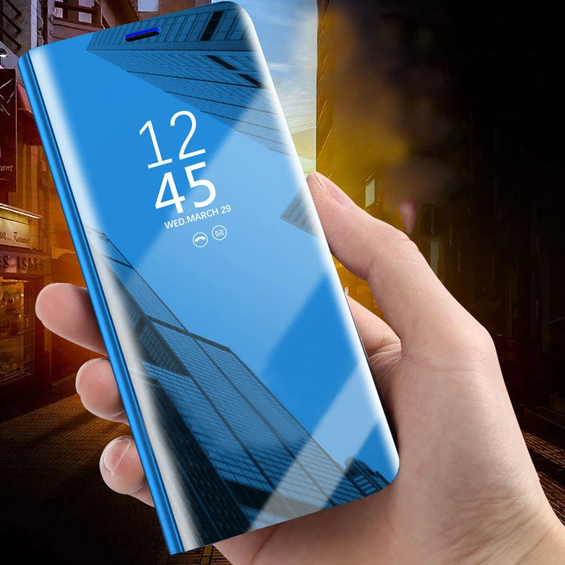 Чехол huawei Honor 20 pro 8X MAX, зеркальный флип-чехол, твердый Роскошный Полный Чехол huawei Honor 10 9 8 lite 10i, чехол-подставка