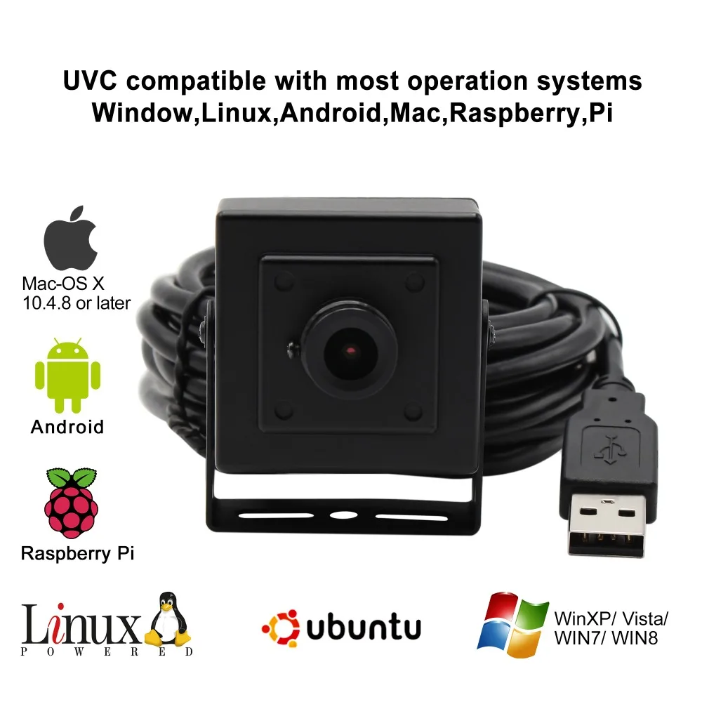 Usb камера 5MP с бесплатным драйвером высокоскоростная веб Aptina MI5100 USB UVC для Android Linux