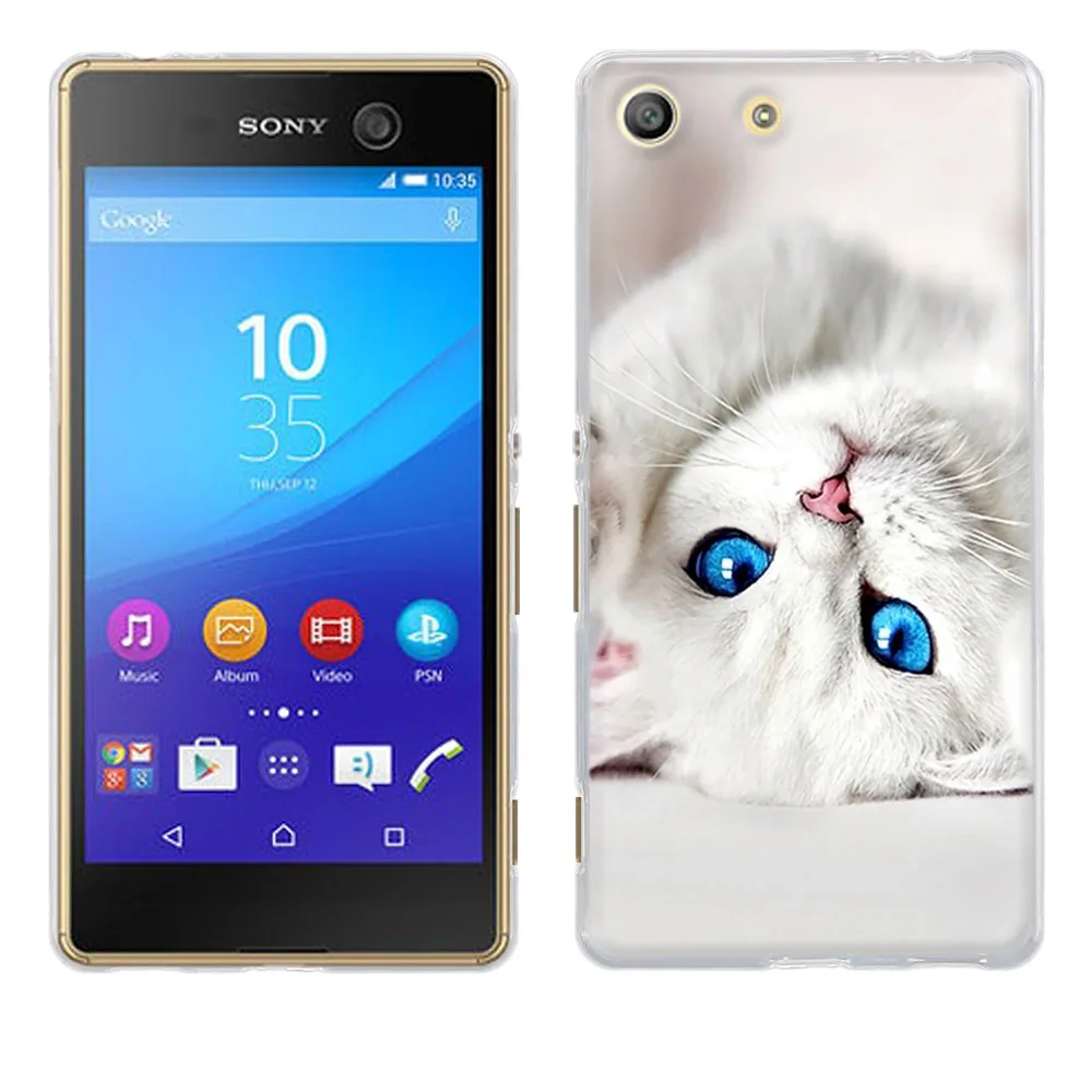 Ультратонкий чехол из ТПУ для телефона Sony Xperia M5 E5603 /M5 Dual E5633 Тонкий силиконовый
