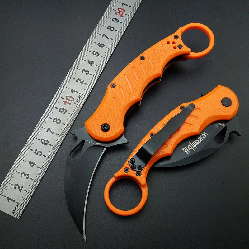 Тактический нож CS go тренировочный резец Karambits для выживания складное лезвие