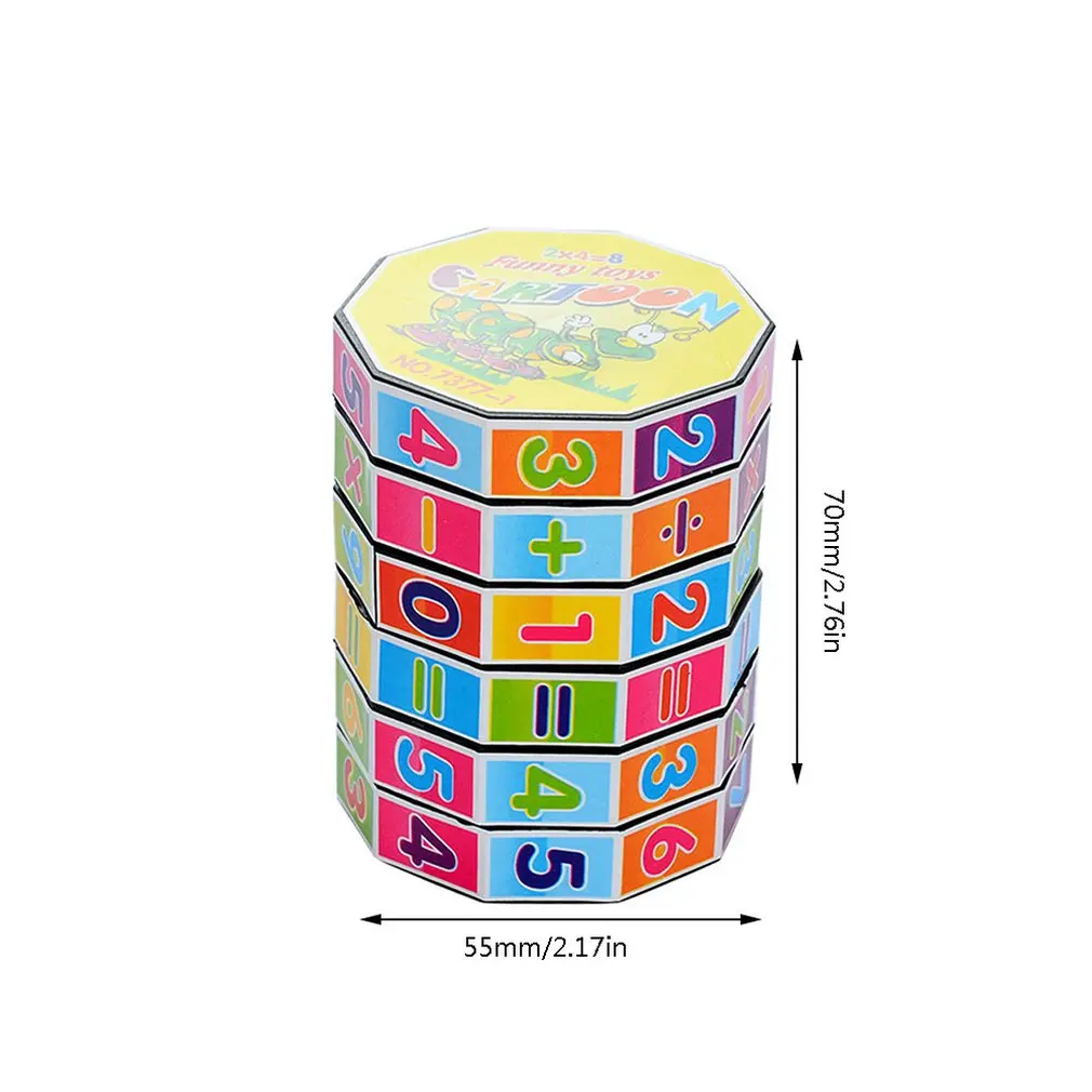 Цилиндрический 6 многофункциональная трехуровневая пластиковая цифровой