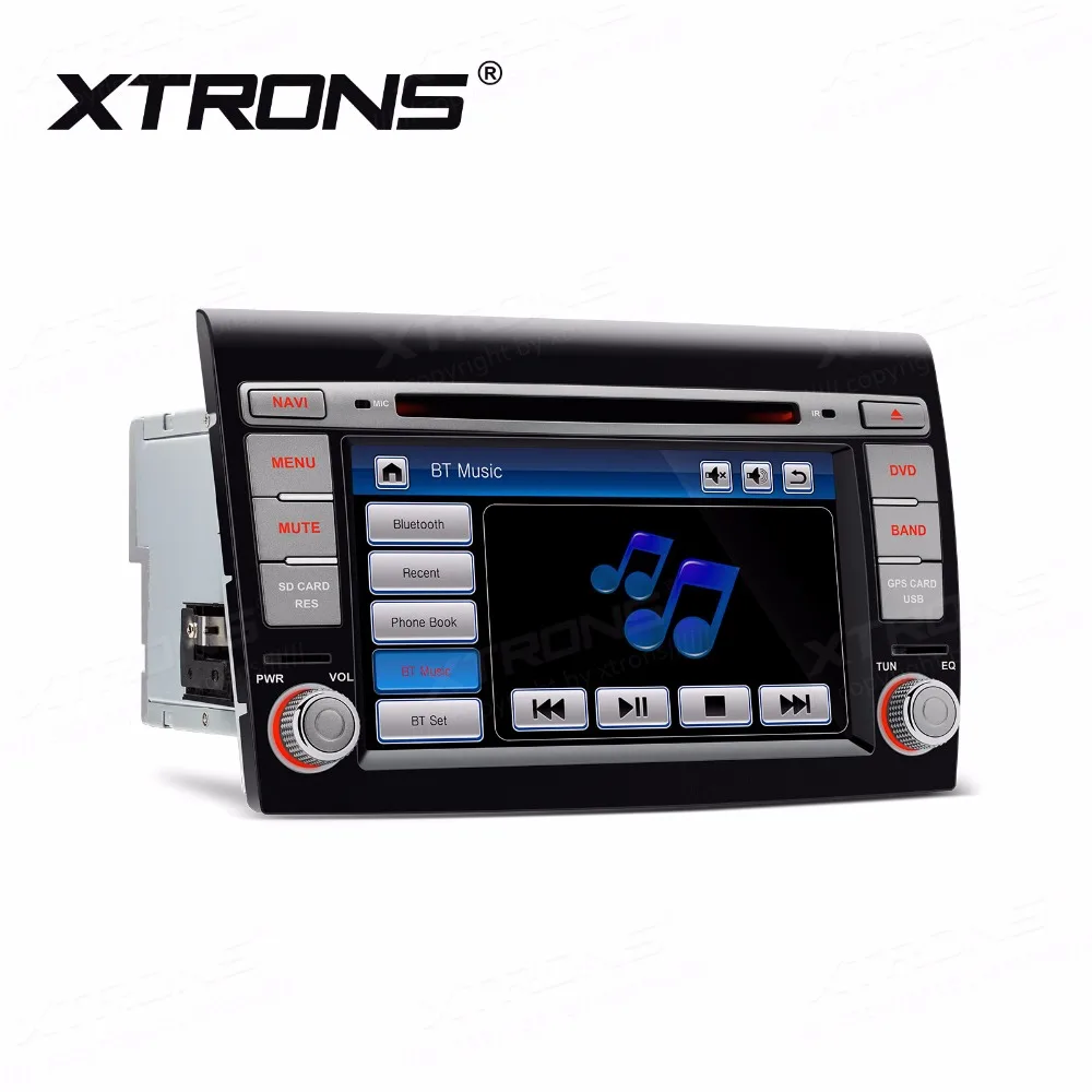 Автомобильный DVD плеер XTRONS 7 дюймов 2 din радио GPS навигация рулевое колесо для FIAT BRAVO