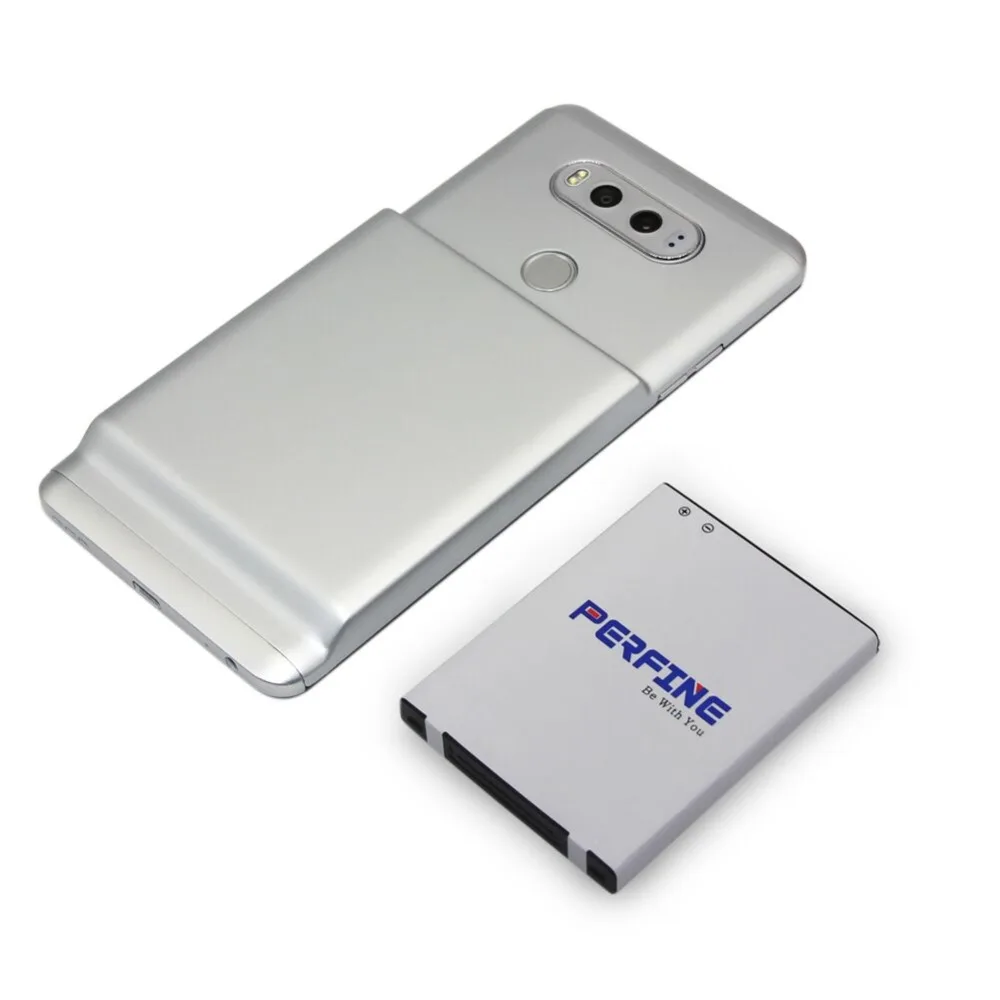 Perfine LG V20 Батарея 6400 ма ч для VS995 LS997 H918 H910 H990 H990N BL 44E1F Замена Расширенный + серебро