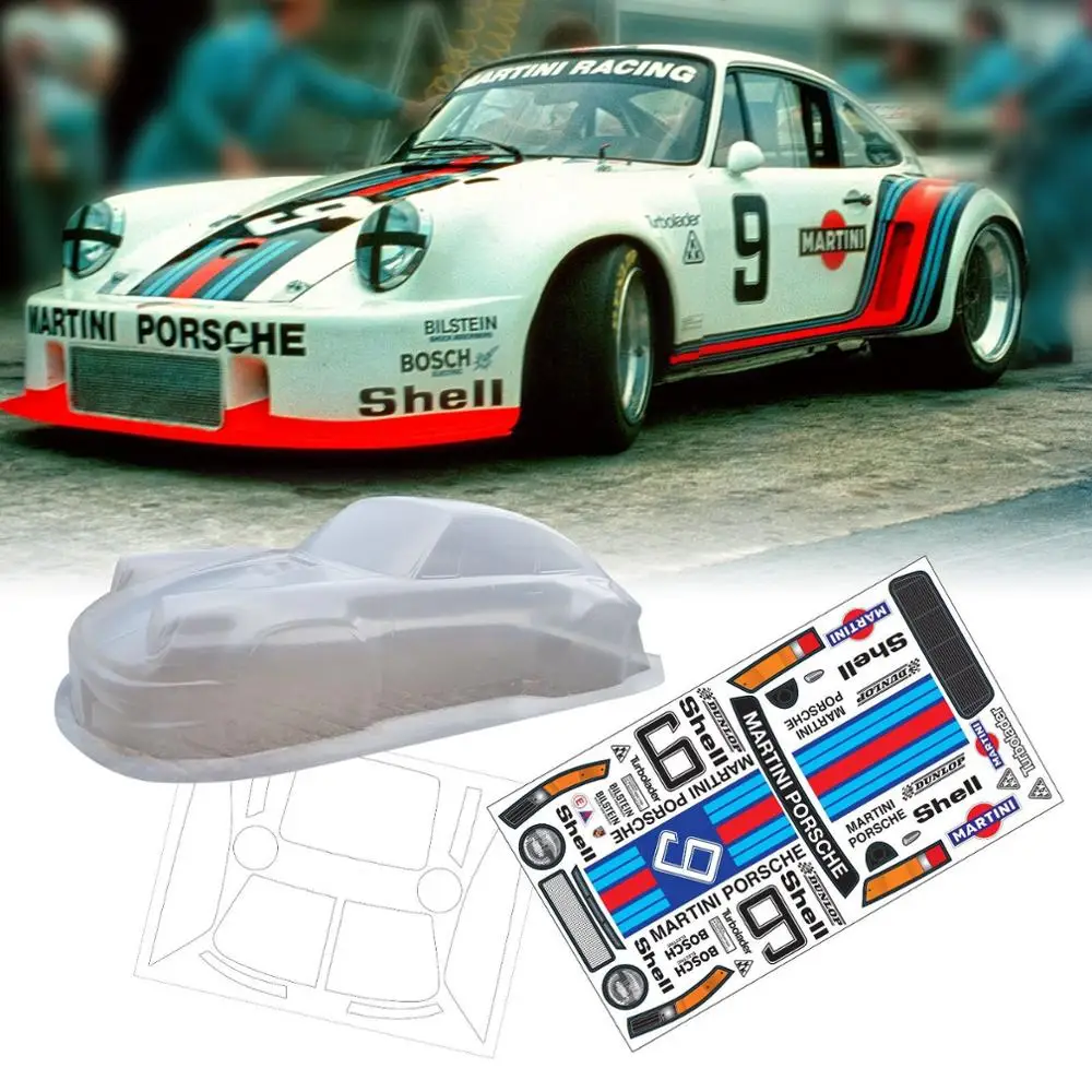 1/10 1/12 scale PC Clear PPorsche 911 Race Drift Body подходит для Tamiya KYOSHO HPI HSP|Детали и аксессуары| |