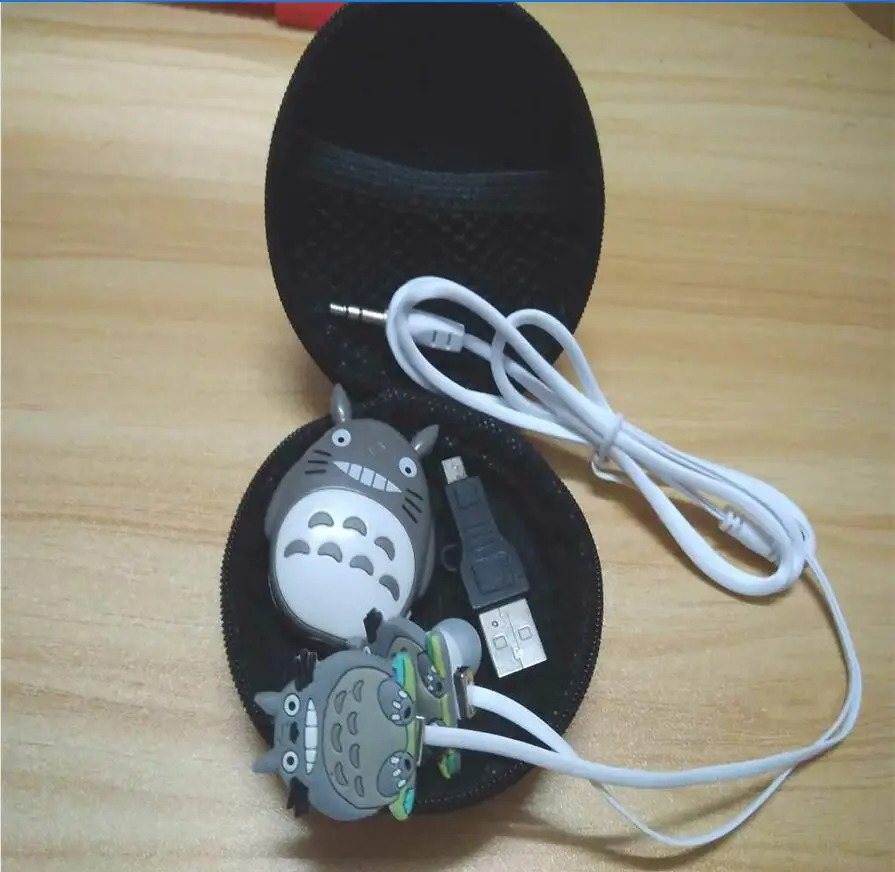 Новый горячий смайлик Кот каваи Тоторо мультяшный мини MP3 музыкальный плеер