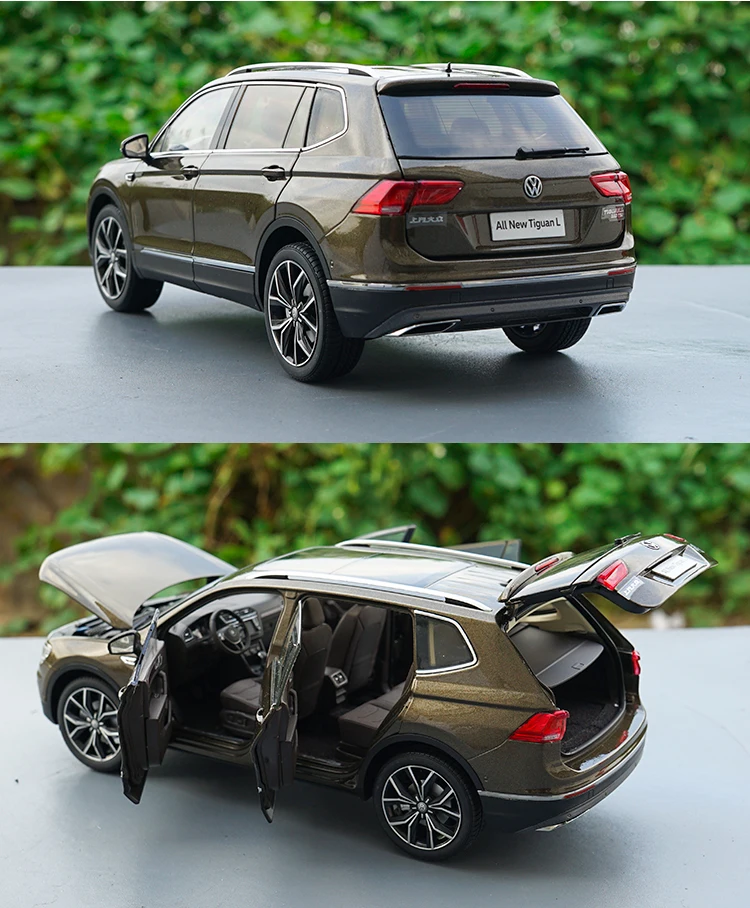 1/18 Tiguan L SUV литая модель металлическая модель автомобиля SUV игрушки для мальчика Подарочная Коллекция с коробкой