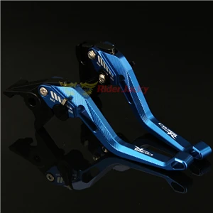 Blue 3D дизайн(ромб полые) сертификатом от сертификационной 300R красный мотоцикла с ЧПУ регулируемый тормозной рычаг сцепления для Honda CB300R CB300 R - Цвет: Blue