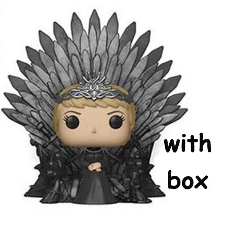 with retail box GAME OF THRONES Jon Snow Night King Tyrion Lannister Daenerys Targaryen Cersei Lannister PVC Vinyl Figure Toys - Цвет: with retail box