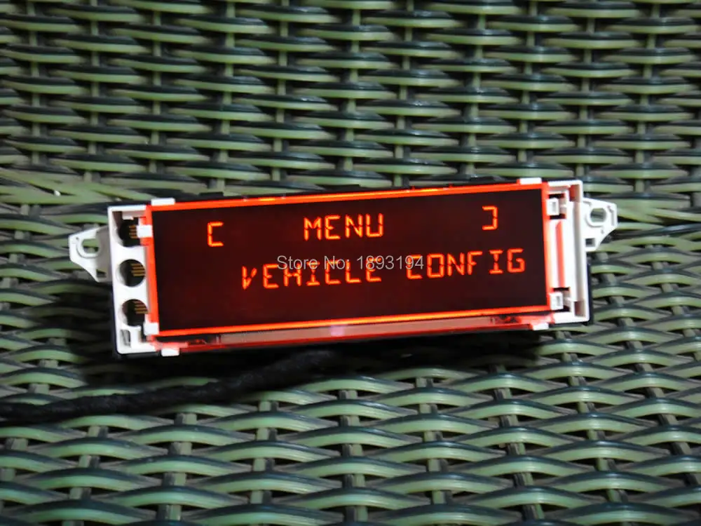 Автомобильный экран монитора Поддержка USB и aux дисплей красный для Peugeot 307 408 citroen