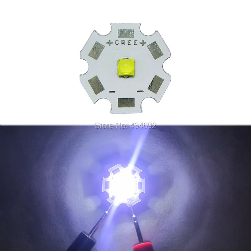 Светодиодный прожектор Cree Xlamp серии XPG3 диодный холодный белый 6500 К с 20 мм 16 14 12 8
