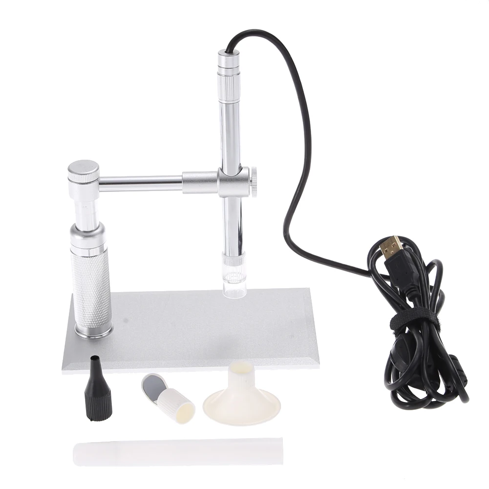 Digital Microscope Camera 2MP USB 500X 8LED Otoscope PCB Inspection Endoscope Loupe Webcam | Инструменты