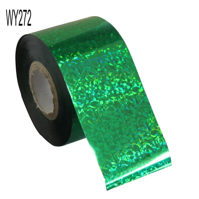 WY272 Беззеркальные 120 м* 4 см различные узоры для ногтей фольга рулон Хамелеон красочные переводные наклейки голографическое искусство ногтей Переводные картинки для маникюра - Цвет: WY272