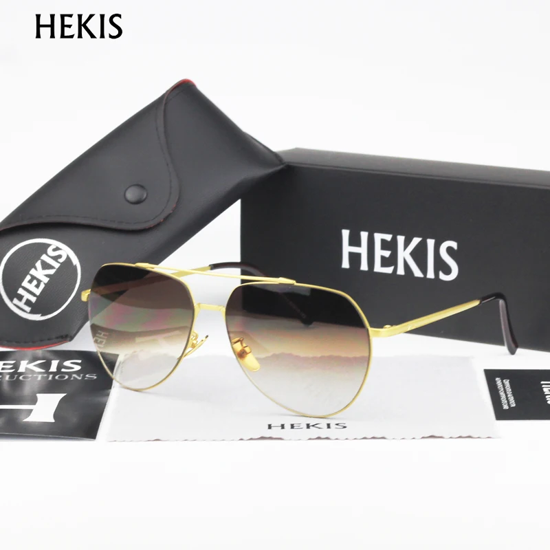 Солнцезащитные очки мужские и женские 2019 сплав Винтажные высокое качество uv400