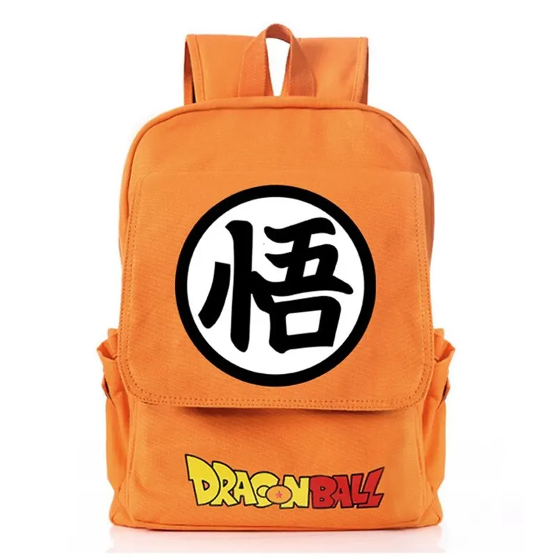 7 Dragon Ball Zongzi толстый холщовый трендовый студенческий компьютерный рюкзак для мальчика модный рюкзак Shcool Packback - Цвет: OR1