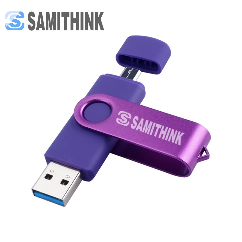 SAMITHINK USB 3.0 OTG флеш накопитель для смартфона/планшета/ПК 64 ГБ 32 16 8 ГБ|USB