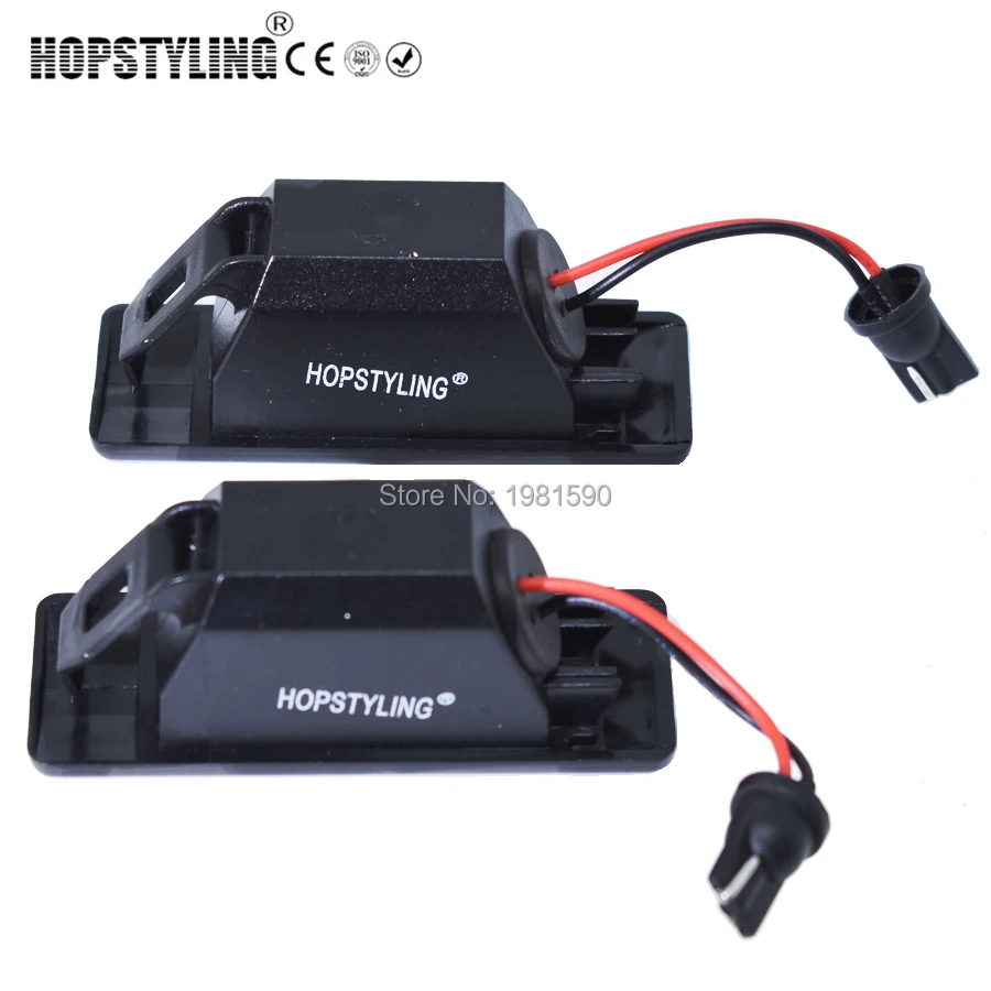 Hopstyling 2x ошибок ксенон белый светодиодный номерной знак светильник для Nissan Qashqai Pathfinder R51 JUKE Primera P12 X-trail автомобильные лампы
