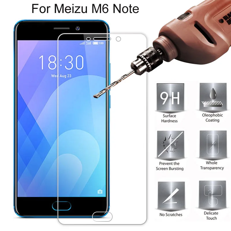 Soultz 9H 0 26 мм переднее закаленное стекло для Meizu M6 Note 5 дюймов Защитная пленка экрана
