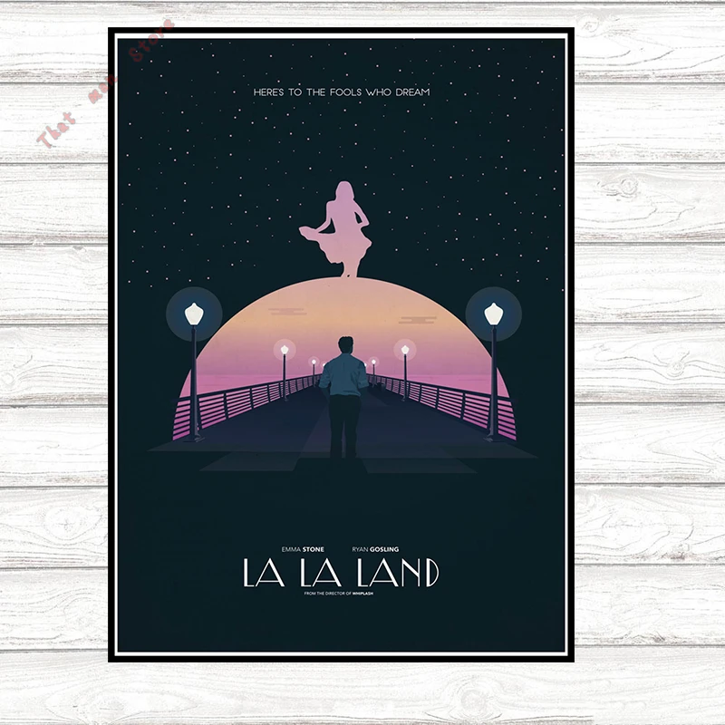 LALALAND плакаты наклейки на стену украшения дома белая бумага с покрытием высокое разрешение 42*30 см