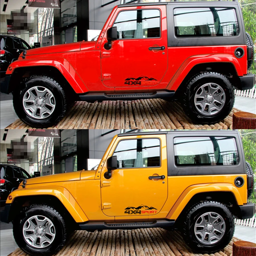Наклейка для Jeep Wrangler наклейка внедорожника грузовика двери кузова автомобиля