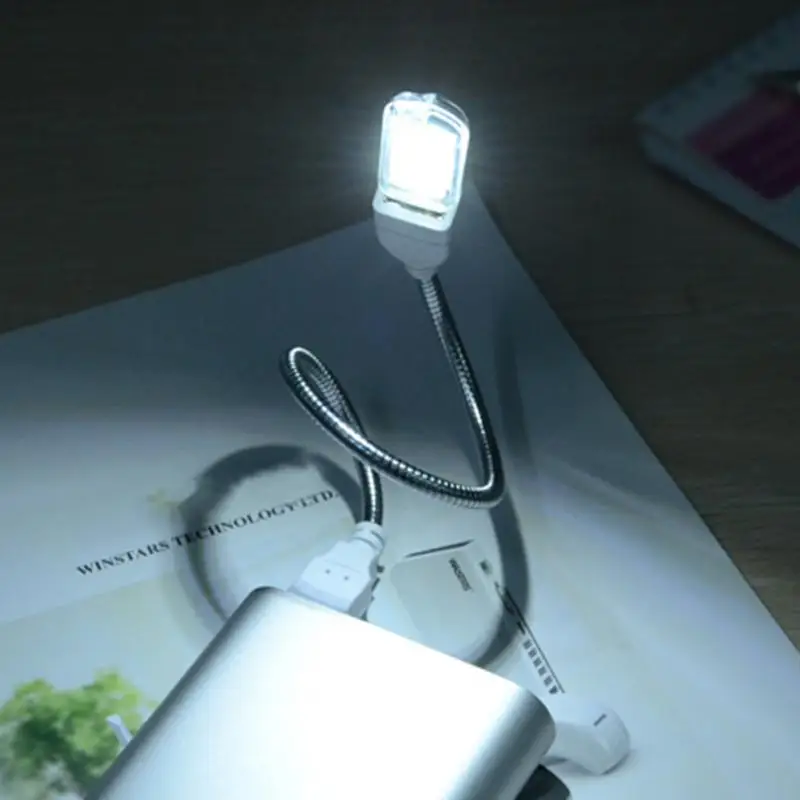 Новинка портативный белый/теплый белый USB светодиодный светильник для чтения