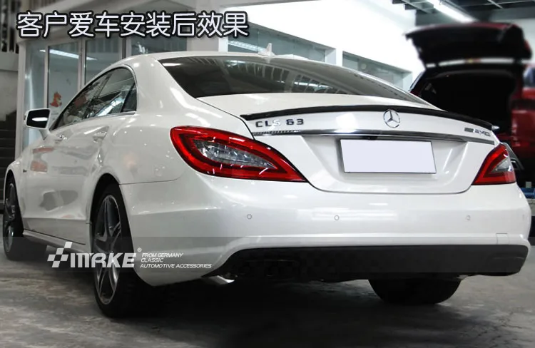 Задний спойлер из углеродного волокна подходит для Mercedes Benz W218 CLS300 CLS350 CLS63|rear