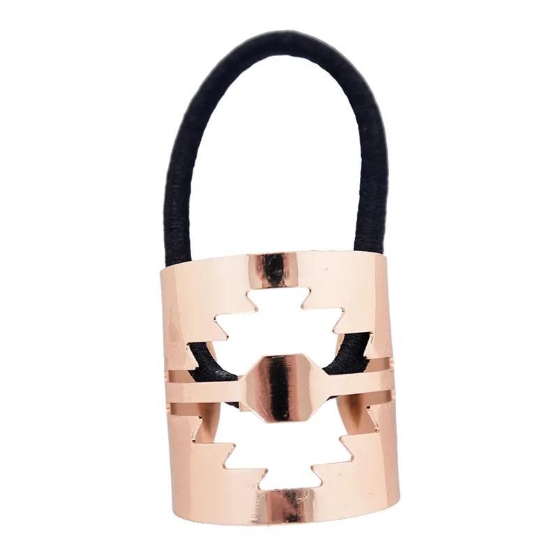 Резинка для волос Imixlot металлическая Полукруглая геометрической формы