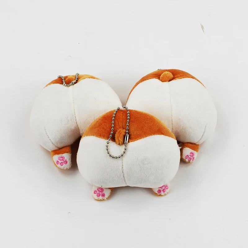 10 см милый плюшевый брелок с корги мультяшная кукла игрушка сексуальная милая