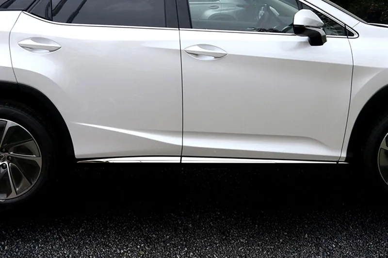 Для LEXUS RX200t RX450h 2016 6 шт. ABS Глянцевая накладка на боковые двери автомобиля Новое