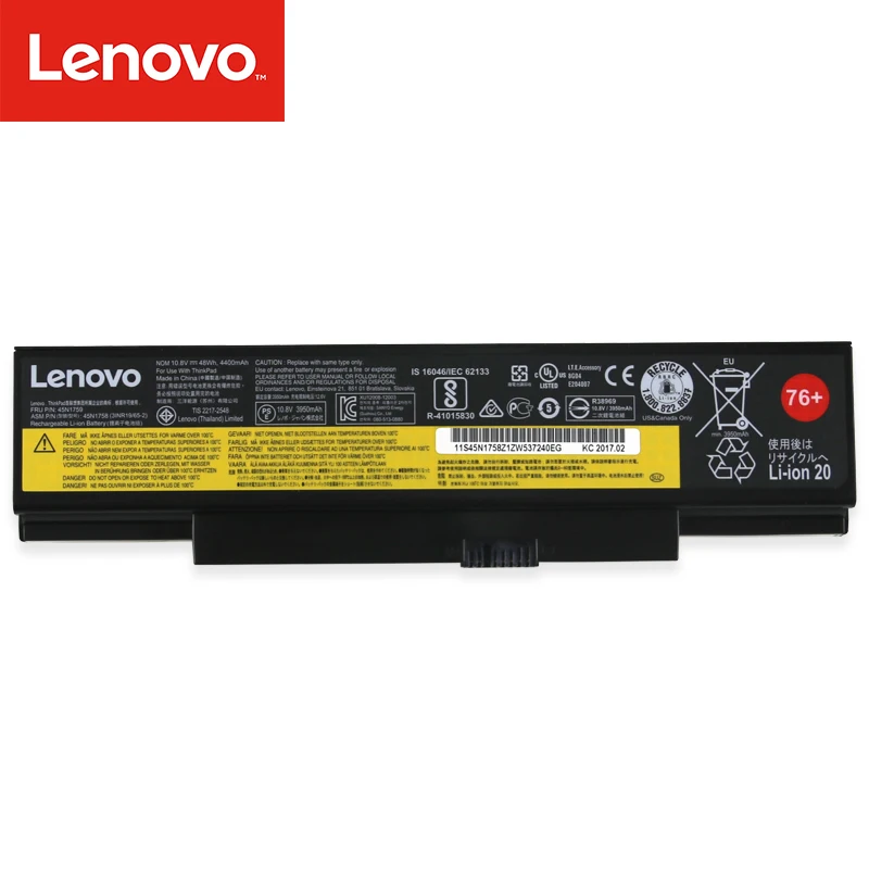 Original Laptop battery For Lenovo Thinkpad E555 E550 E550C 45N1759 45N1758 45N1760 45N1761 6CELL | Компьютеры и офис