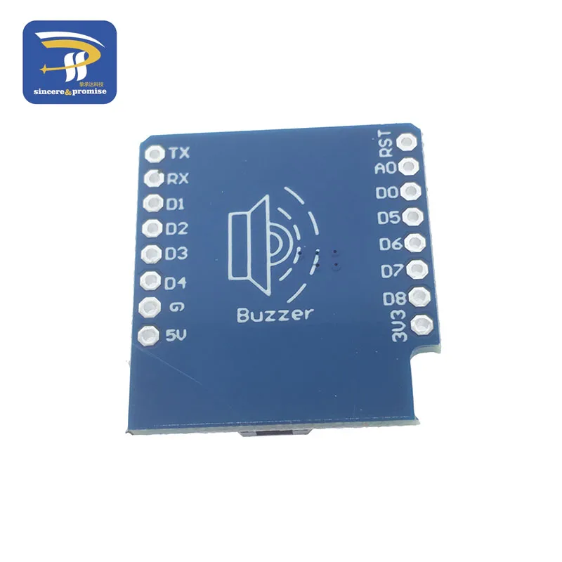 Щит зуммера V1.0.0 ESP8266 D1 mini для модуля Arduino wemos интеллектуальная электроника |