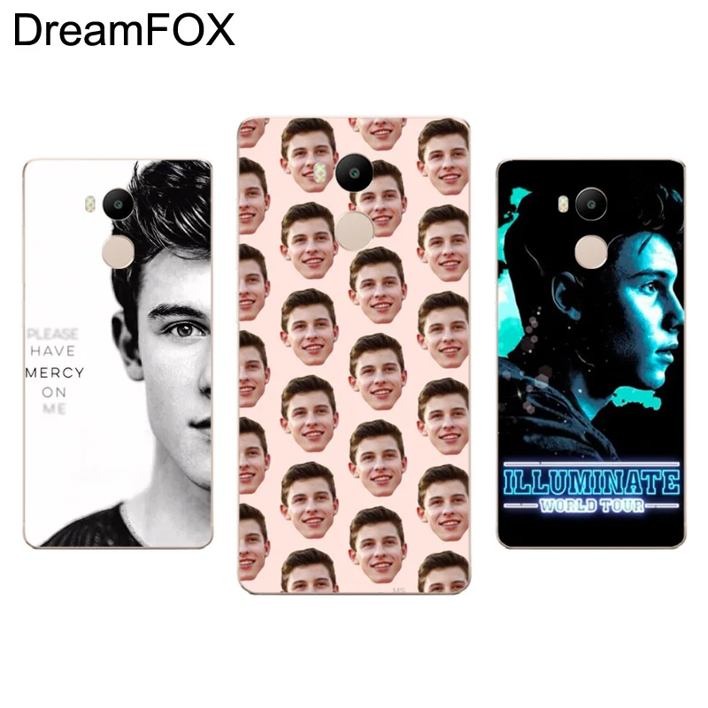 DREAMFOX M134 Шон Мендес силиконовый чехол-накладка из мягкого ТПУ чехол для Xiaomi Redmi Note 3