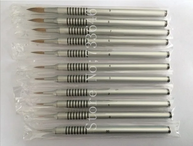 Nail art tools flower pen point crotch pen point stipa drill bit wool double slider drill point pen