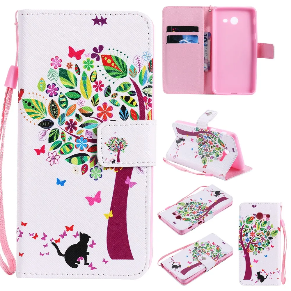 Для Funda Samsung Galaxy J3 J5 J7 2017 Чехол кожаный флип-кошелек чехол для телефона Магнитный